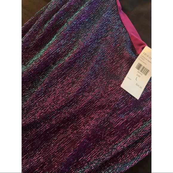 Fashion Nova | Catherine Metallic Dress - Purple - Picture 7 of 8